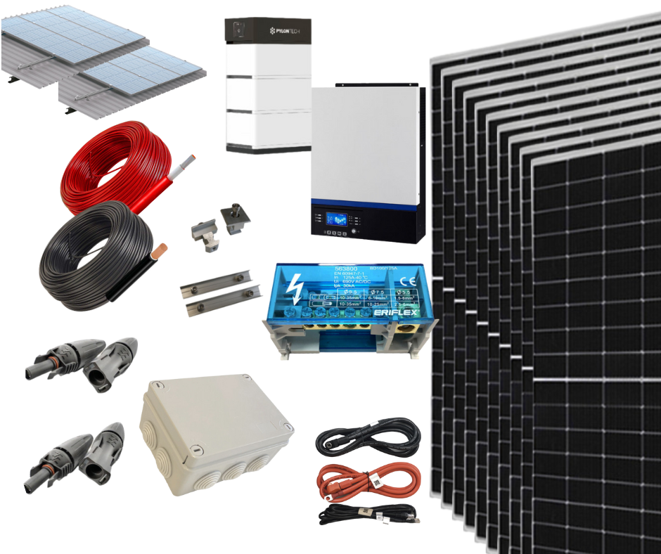 5kW 48V 17.76kWh Pylontech Lithium Solar System 5kW 48V 17.76kWh Pylontech Lithium Solar System