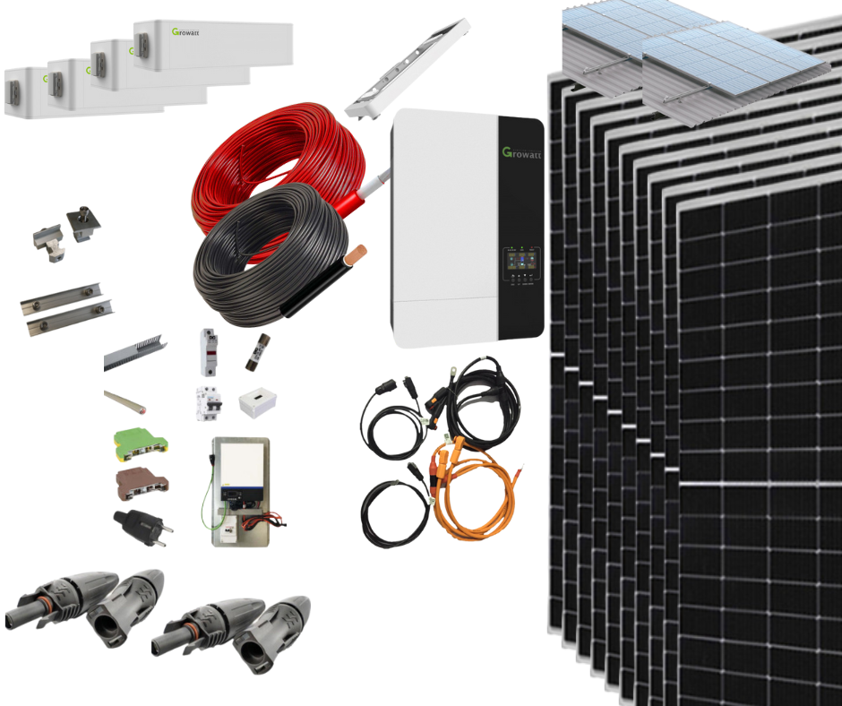 5kW 48V 10.24kWh Growatt Solar System 5kW 48V 10.24kWh Growatt Solar System